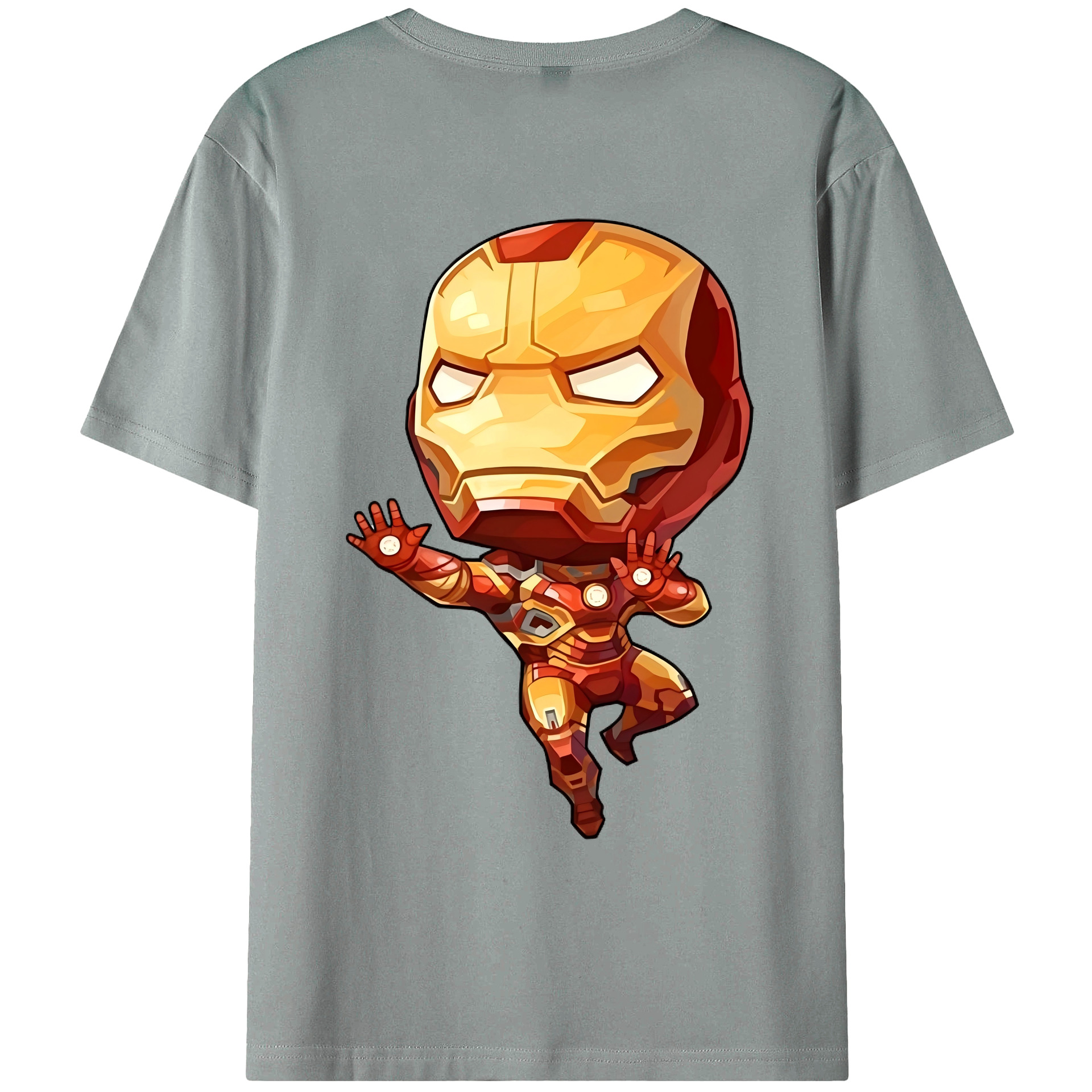 （画像用） アベンジャーズ The Avengers 綿100％ メンズ半袖Tシャツ（バックプリント） 通気性